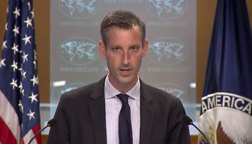 In response to a question from @rongxiang on new emerging rifts between Japan and ROK, @StateDeptSpox says a robust and effective trilateral relationship. is critical for shared security and common interests