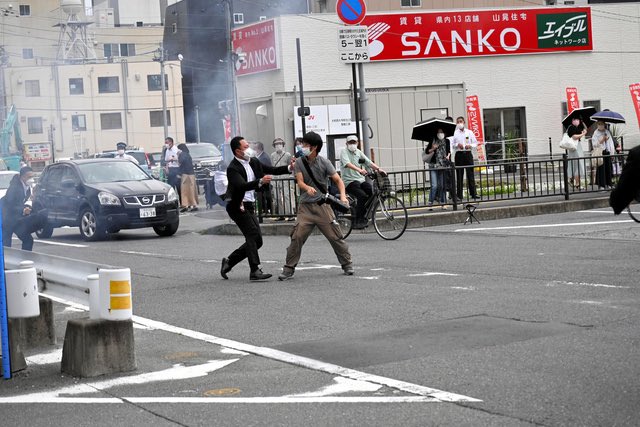 Extraordinary photos of the attack and its aftermath from the Asahi