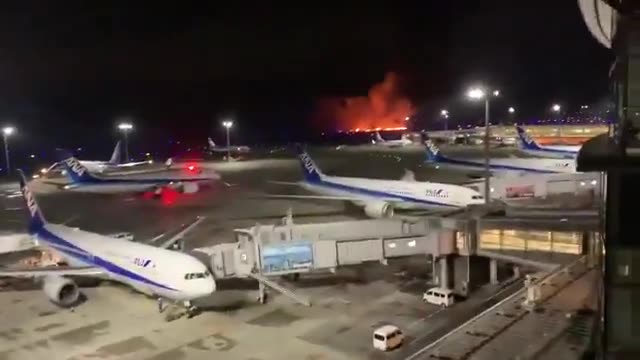 Japan Airlines Airbus A350-900 (JA13XJ, built 2021) was destroyed in a landing collision on runway 34R at Tokyo-Haneda Intl Airport (RJTT), Japan. Flight JL516 from Sapporo caught fire. Evacuation and rescue are ongoing. No casualty reports