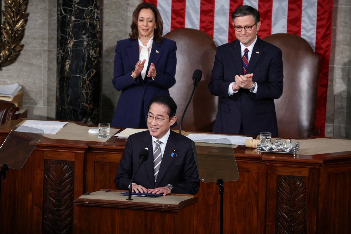 日本首相岸田在国会联席会议发表讲话时警告称，今天的乌克兰可能就是明天的东亚