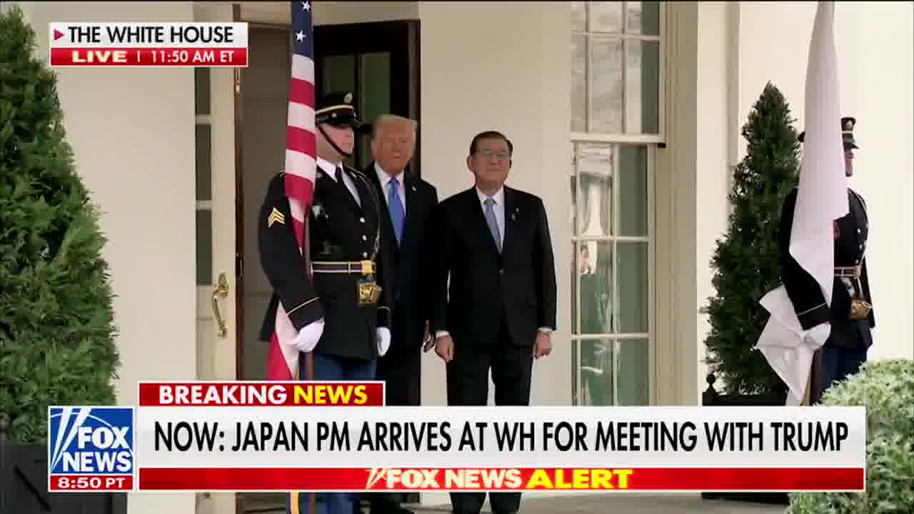 President Trump welcomes Japanese Prime Minister Shigeru Ishiba to the White House