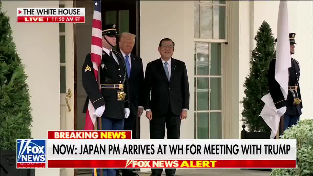 President Trump welcomes Japanese Prime Minister Shigeru Ishiba to the White House