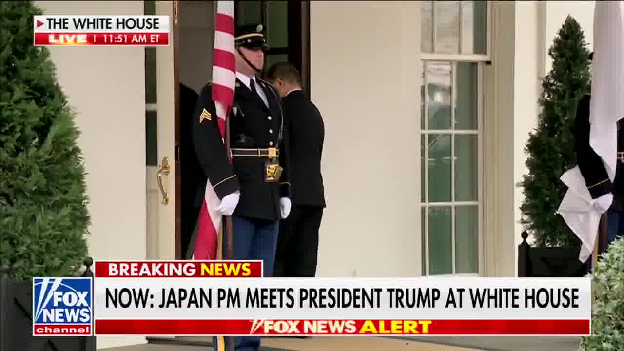 President Trump welcomes Japanese Prime Minister Shigeru Ishiba to the White House