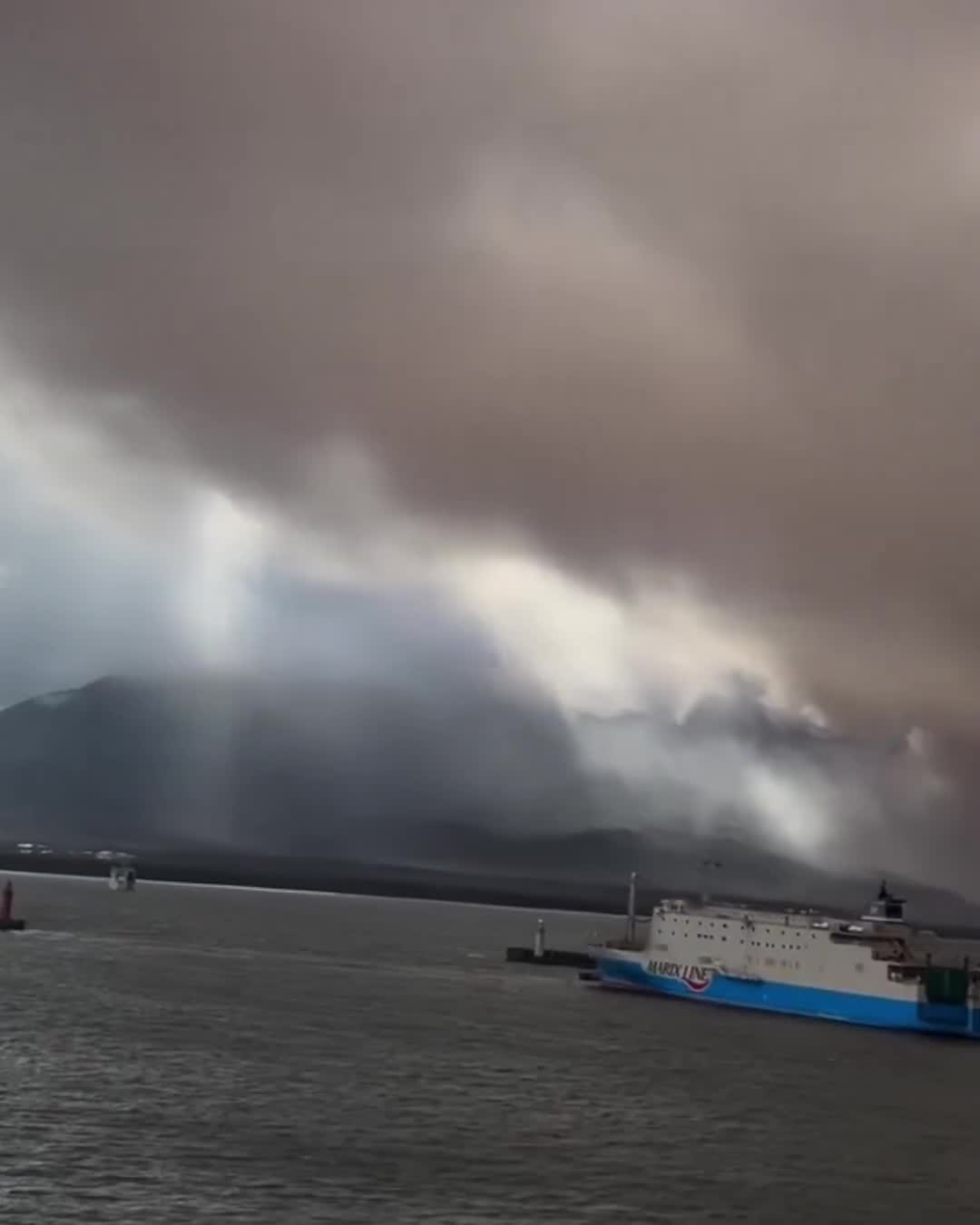 Ashfall has been reported in Kagoshima City following a large eruption of Japan's Sakurajima volcano. While the volcano erupts frequently, this particular eruption has blanketed Kagoshima City in a layer of volcanic ash
